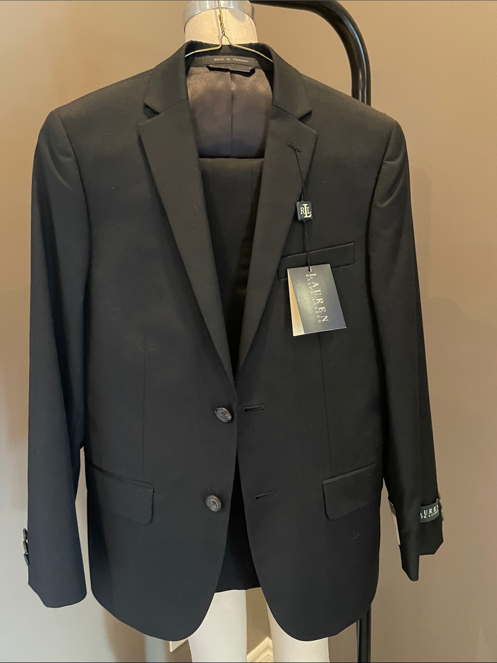 Ralph Lauren Black two piece Suit - YOUTH